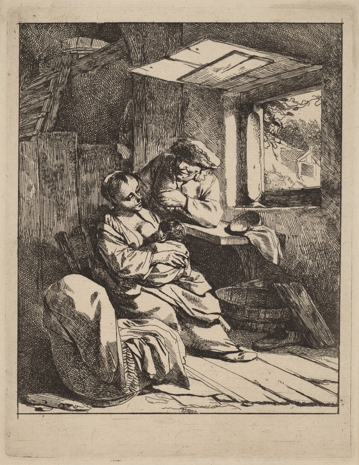 The Young Mother by Cornelis Bega