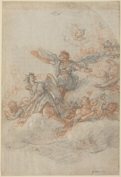 Angels and Putti in the Clouds