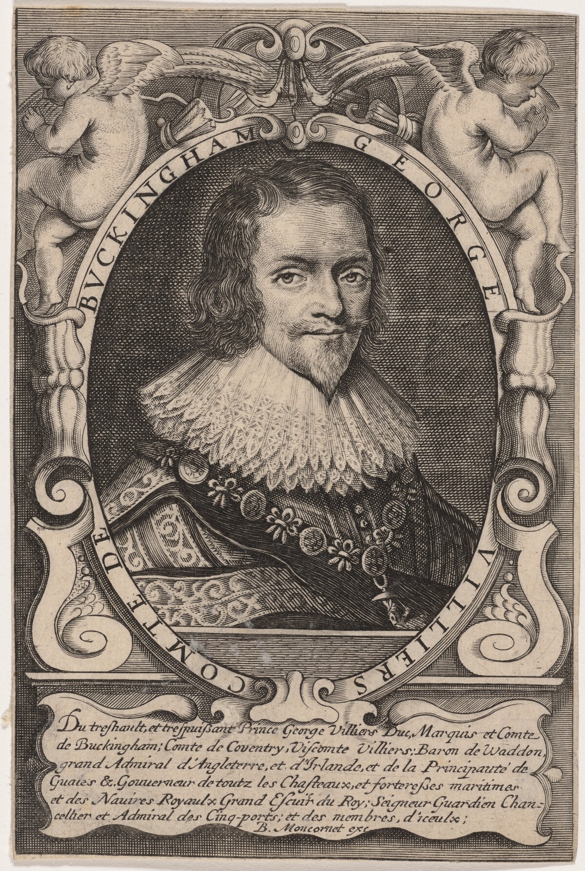 George Villiers, First Duke of Buckingham by Balthasar Moncornet (publisher)