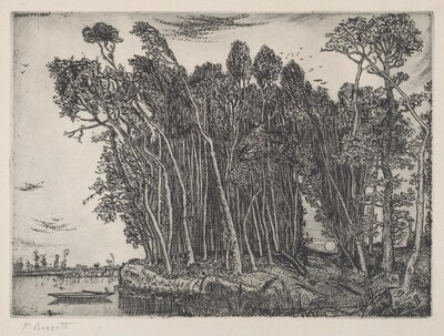 Woods on the Bank of a River (Il Bosco in riva al fiume)