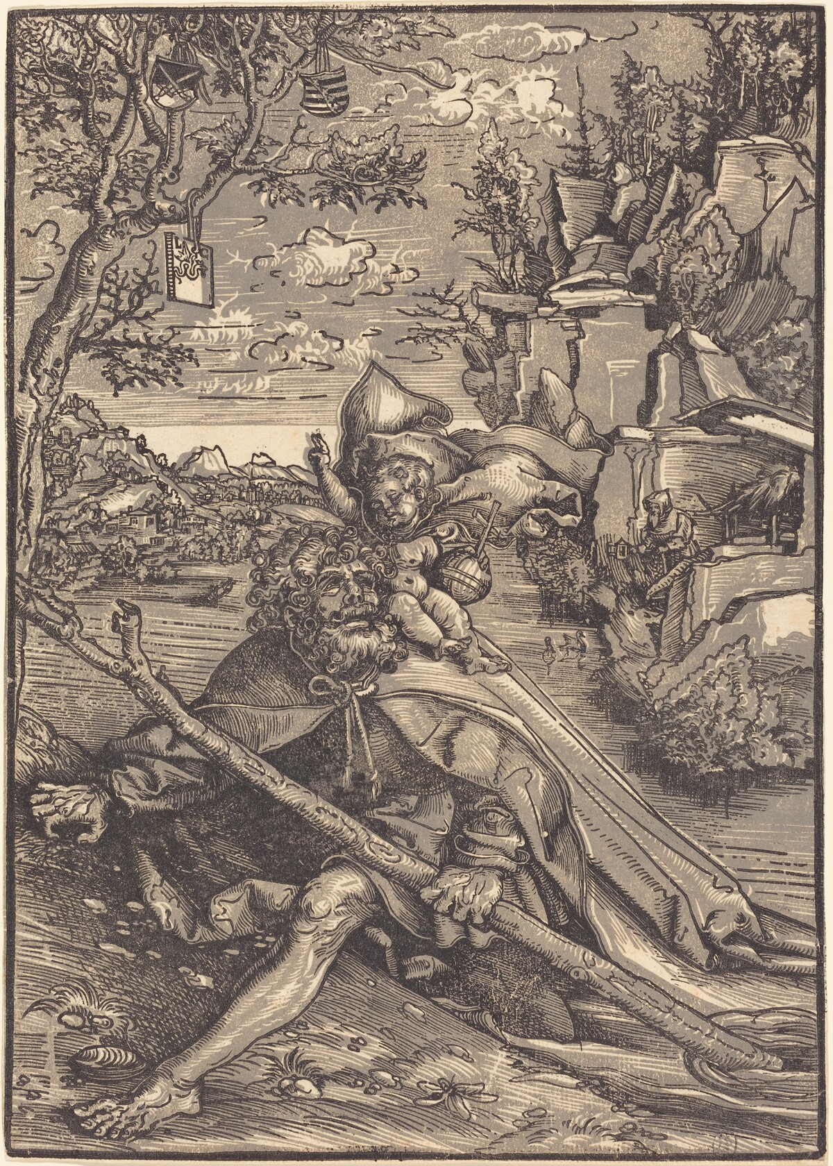 Saint Christopher by Lucas Cranach the Elder