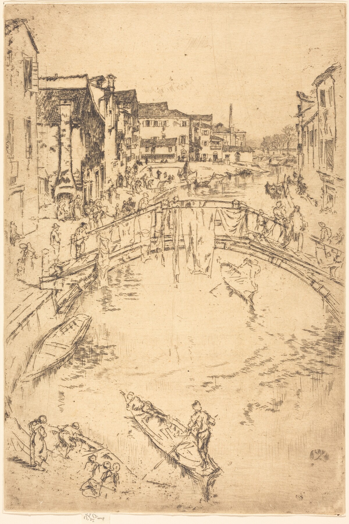 The Bridge, Santa Marta by James McNeill Whistler