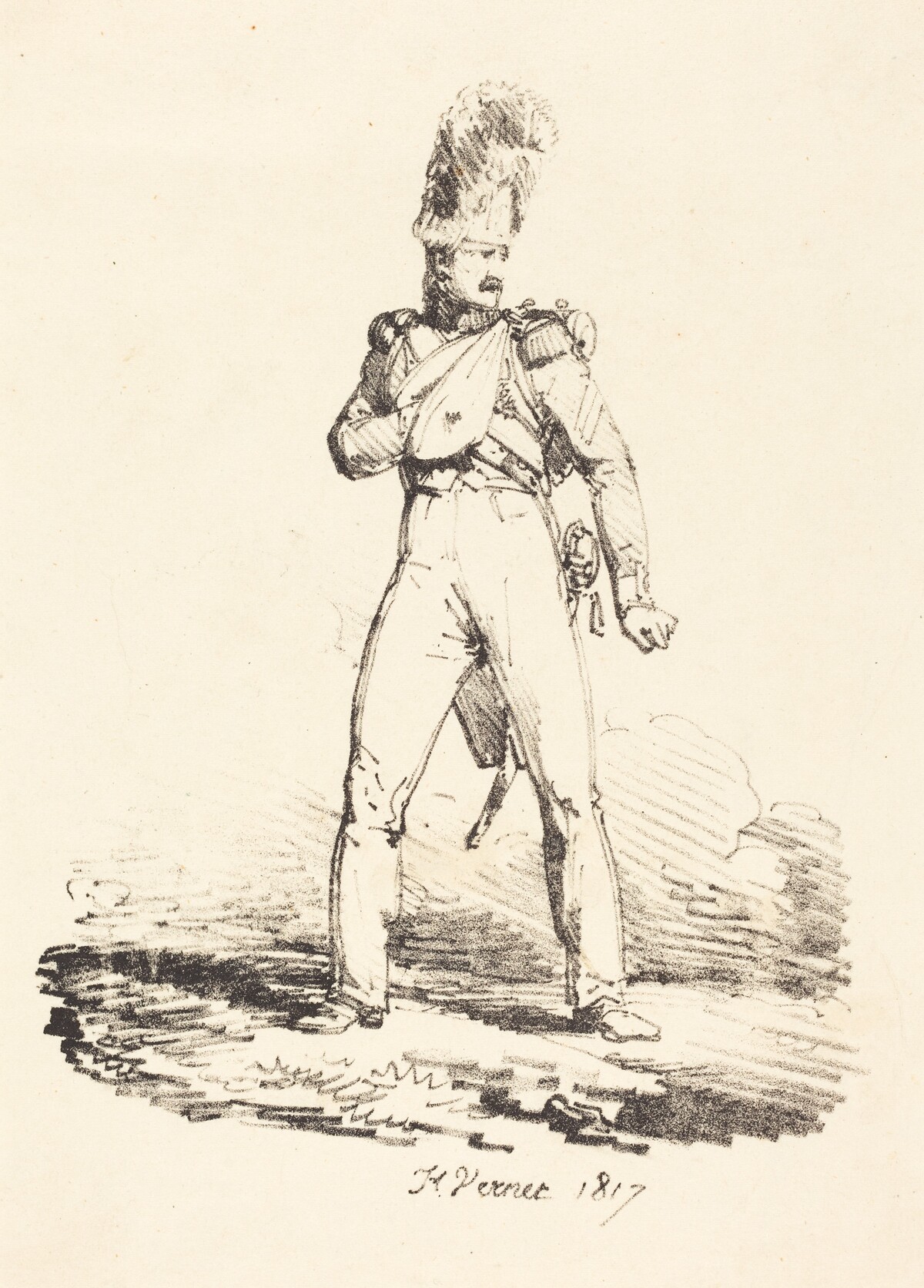 Grenadier by Horace Vernet