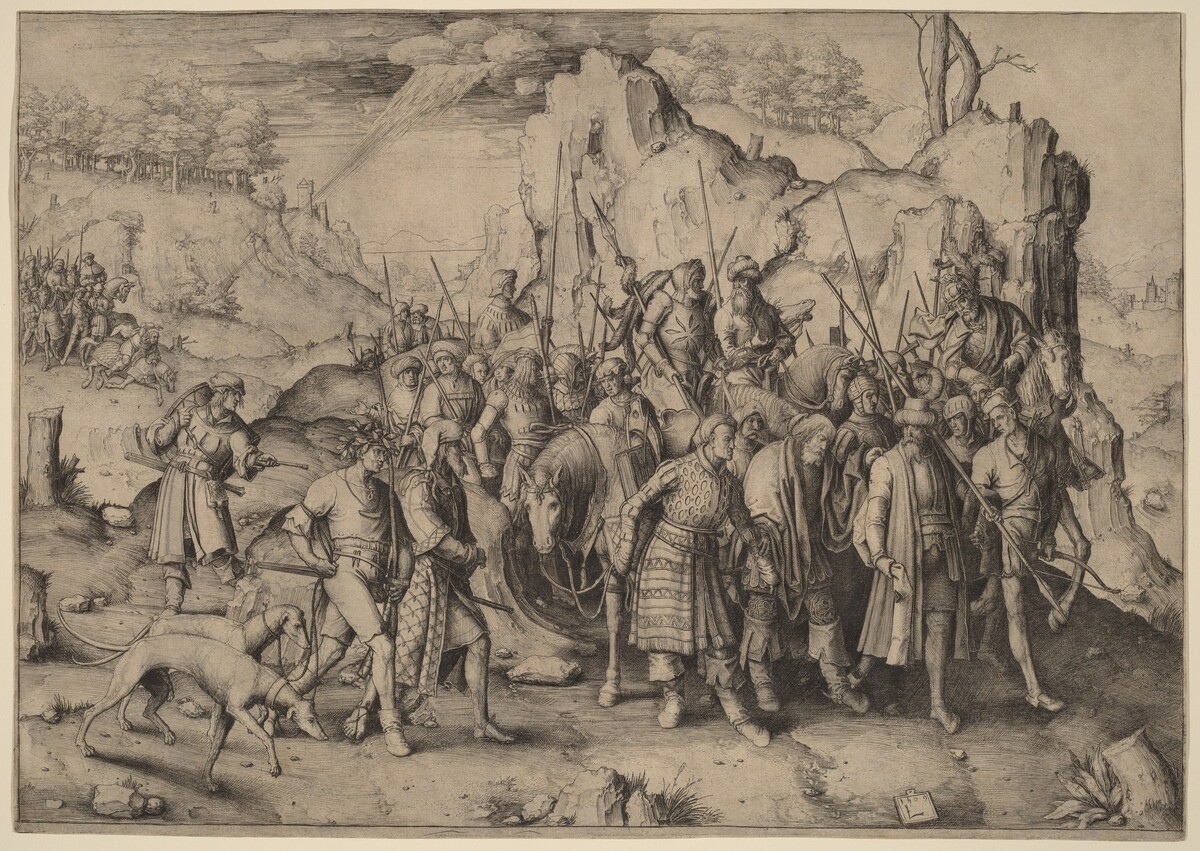 The Conversion of Saint Paul by Lucas van Leyden