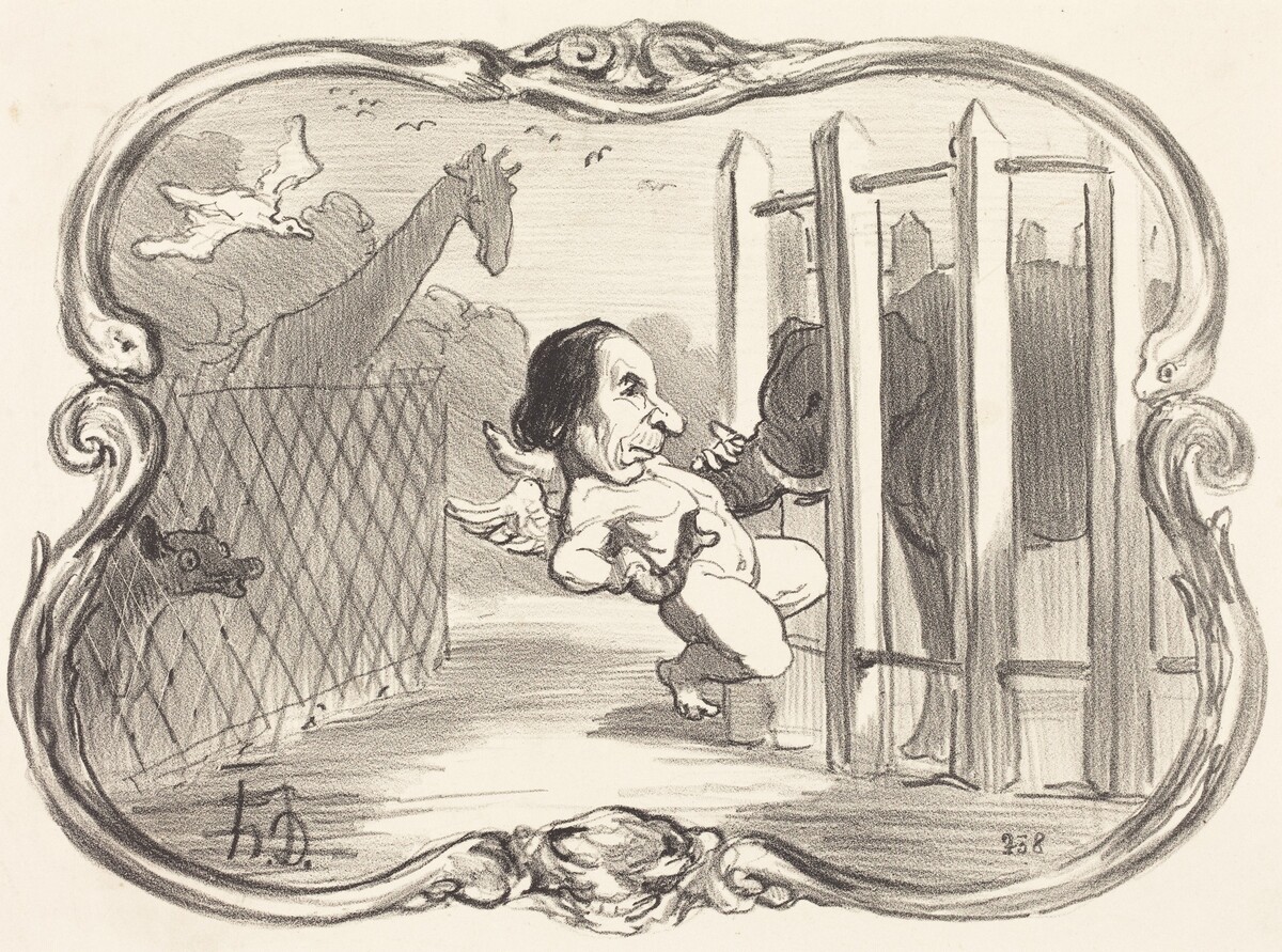 Les Malheurs du chimiste Dumas by Honoré Daumier