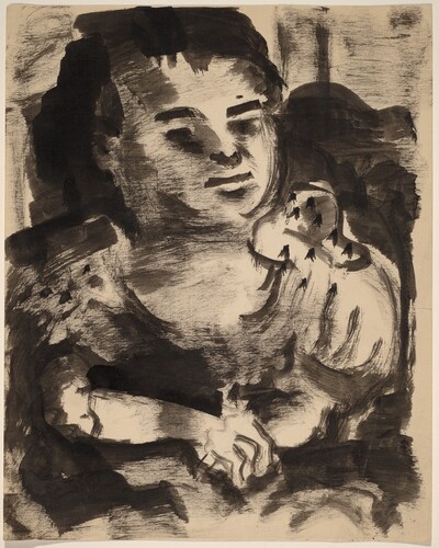 Bust Length Portrait of a Young Girl [recto]