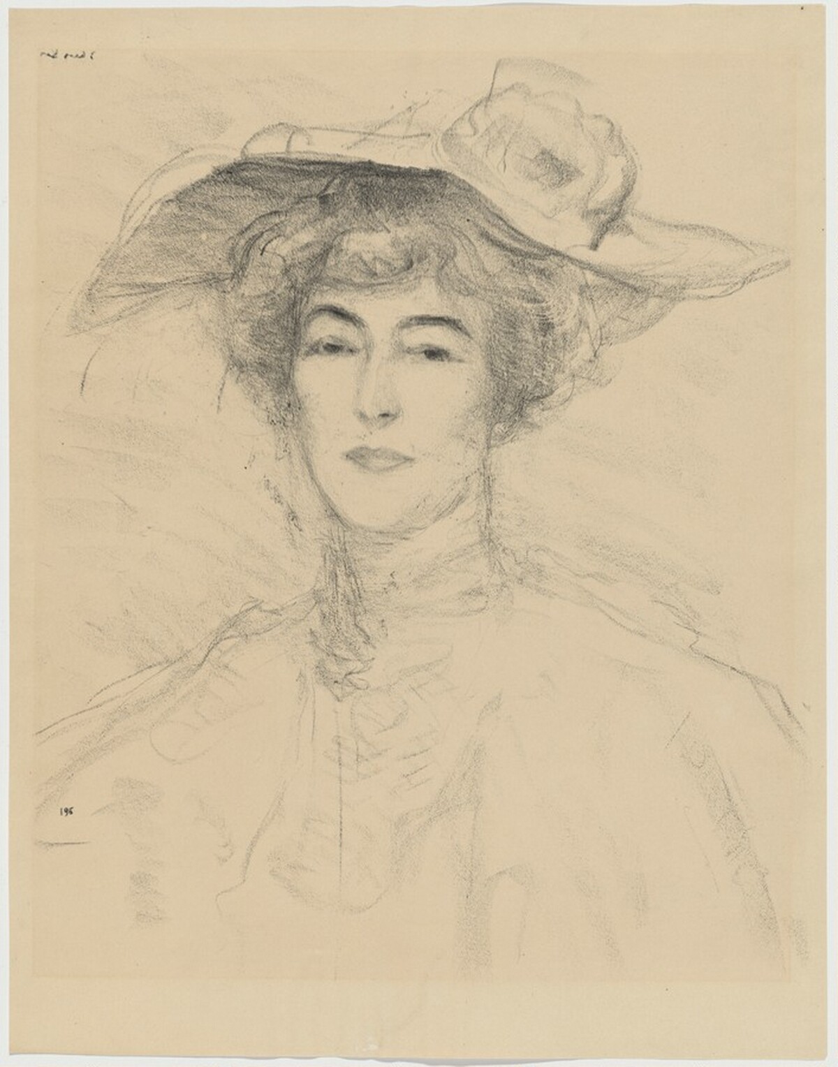 Portrait of a Lady by Albert Belleroche
