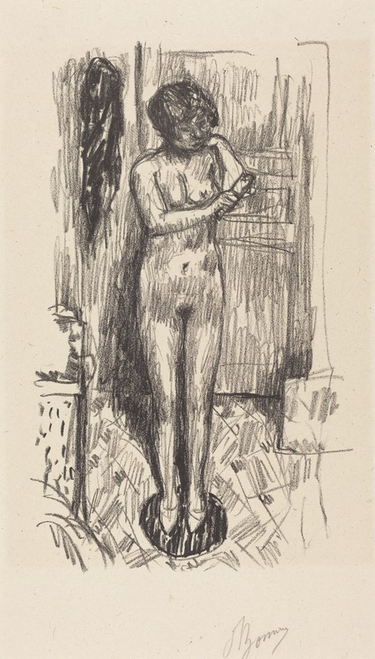 Study of a Nude by Pierre Bonnard