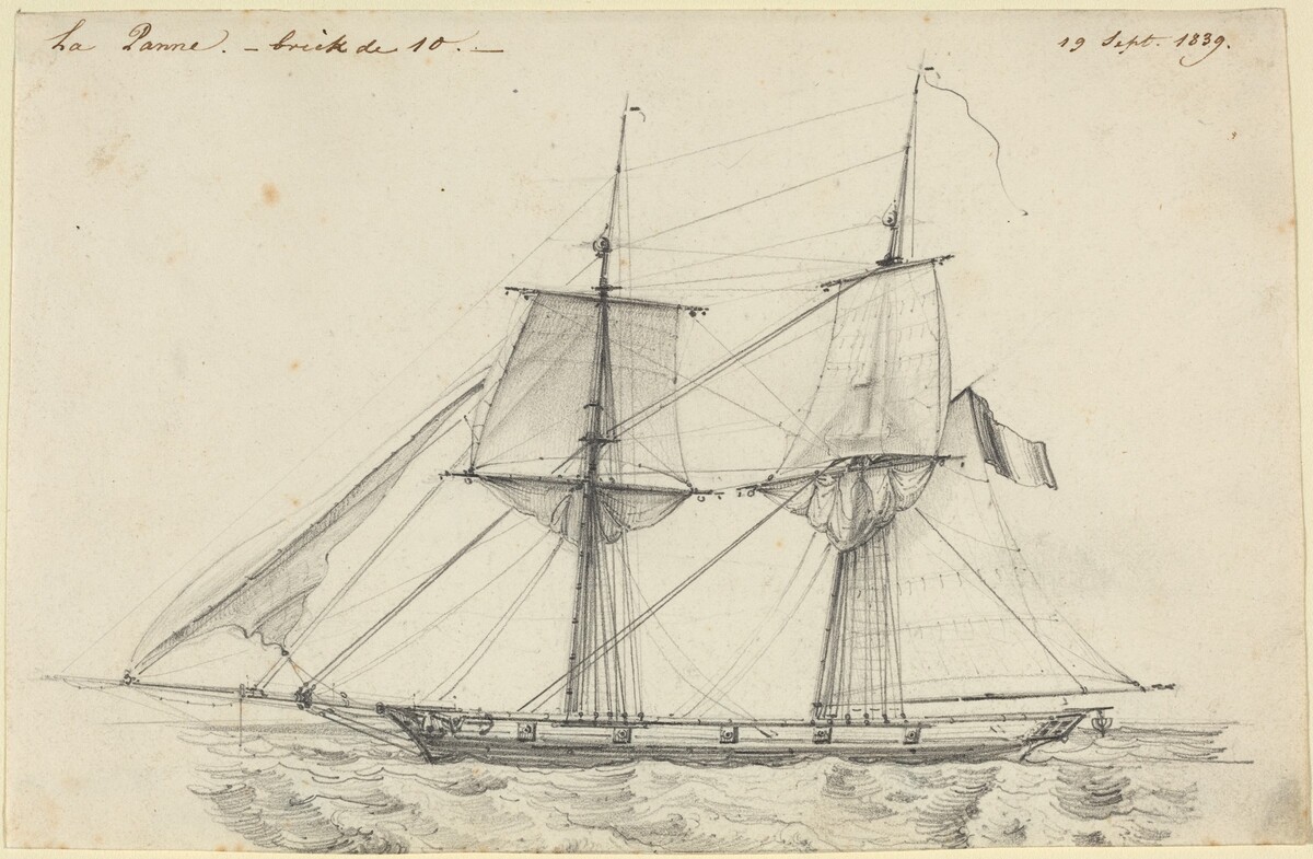 La Panne by Charles Meryon