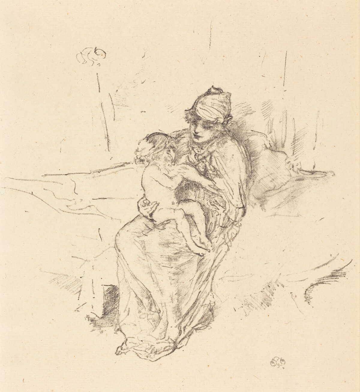 Mother and Child, No. 1 by James McNeill Whistler