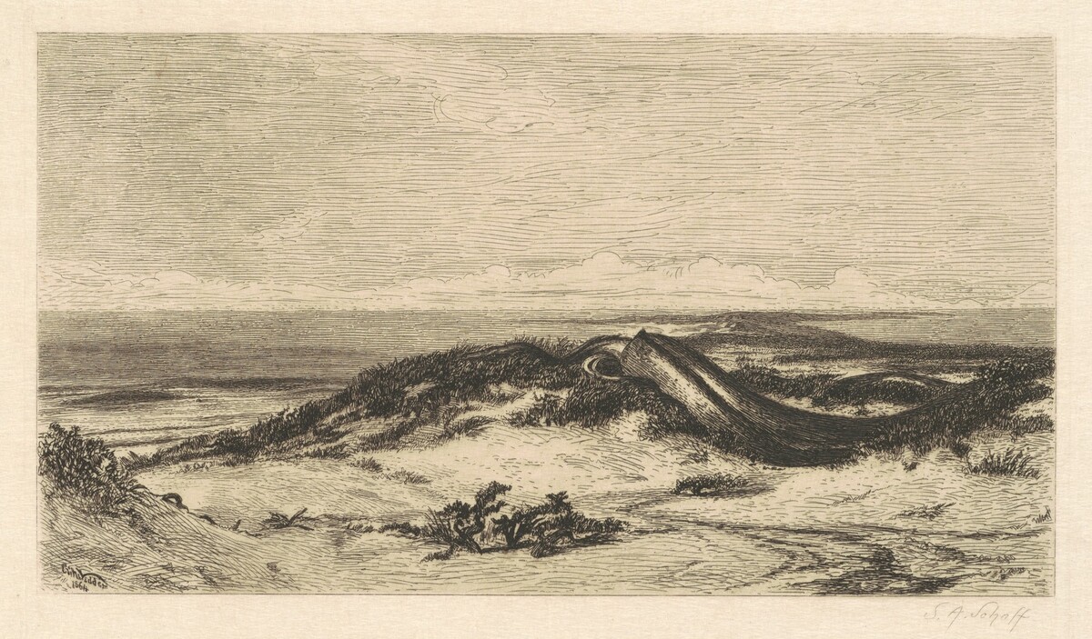 The Sea Serpent by Stephen Alonzo Schoff, after Elihu Vedder