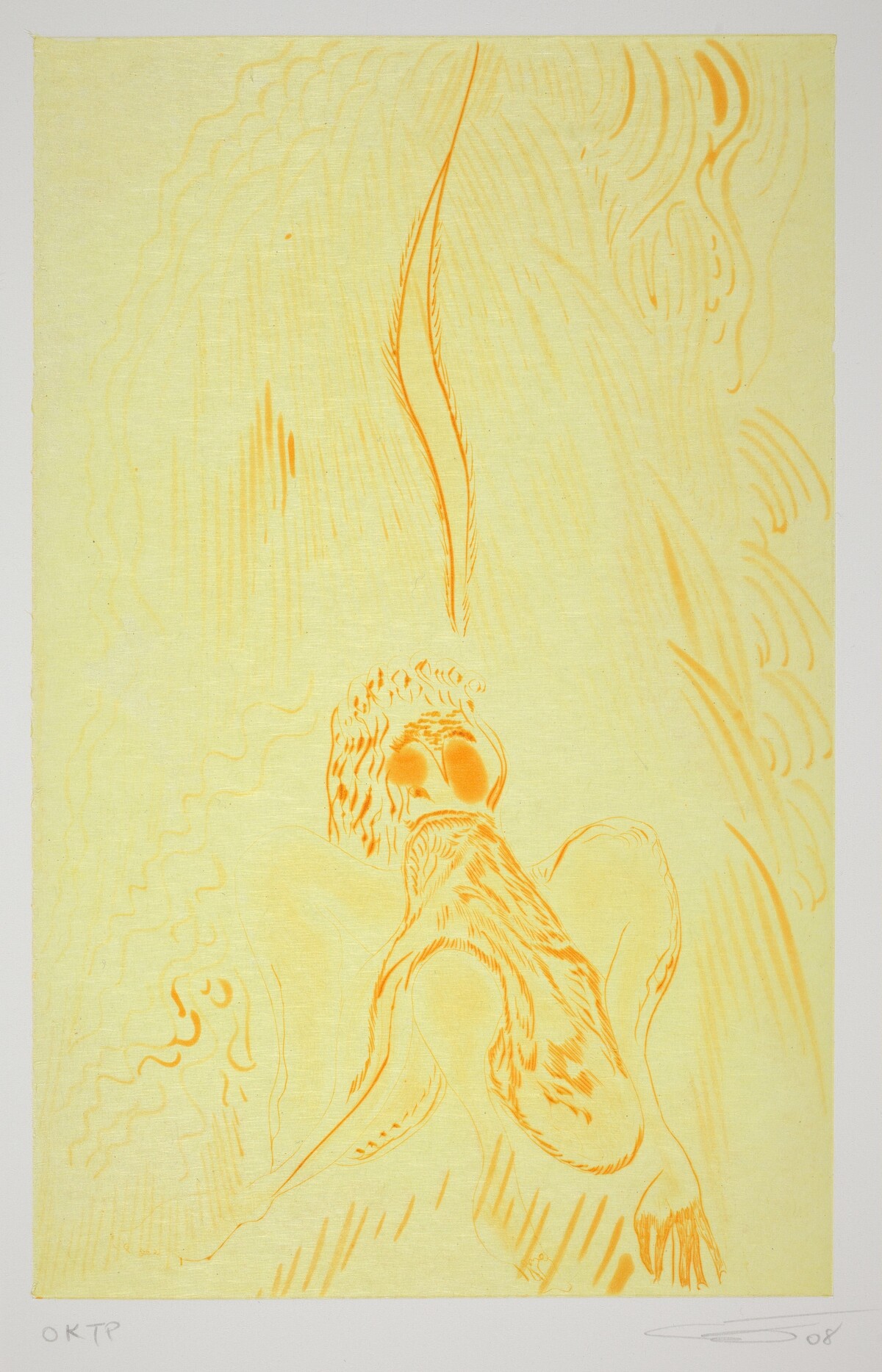 Rainbow - Yellow Day Dreamer by Chris Ofili