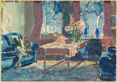 Self-Portrait: Interior of My New York Apartment