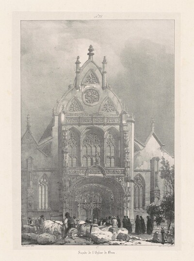 Façade de l'Église de Brou (Facade of the Church at Brou)