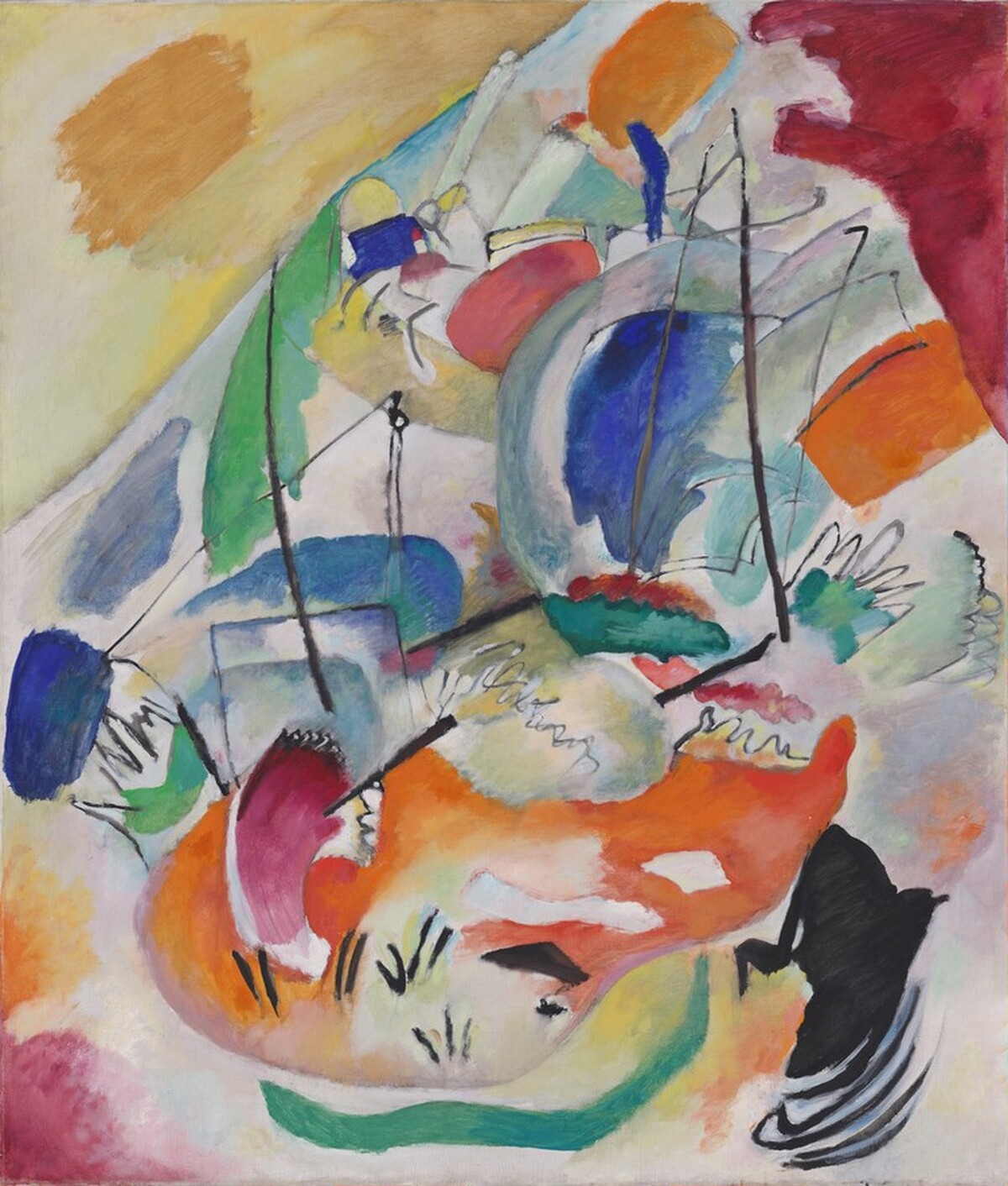 Improvisation 31 (Sea Battle) by Wassily Kandinsky