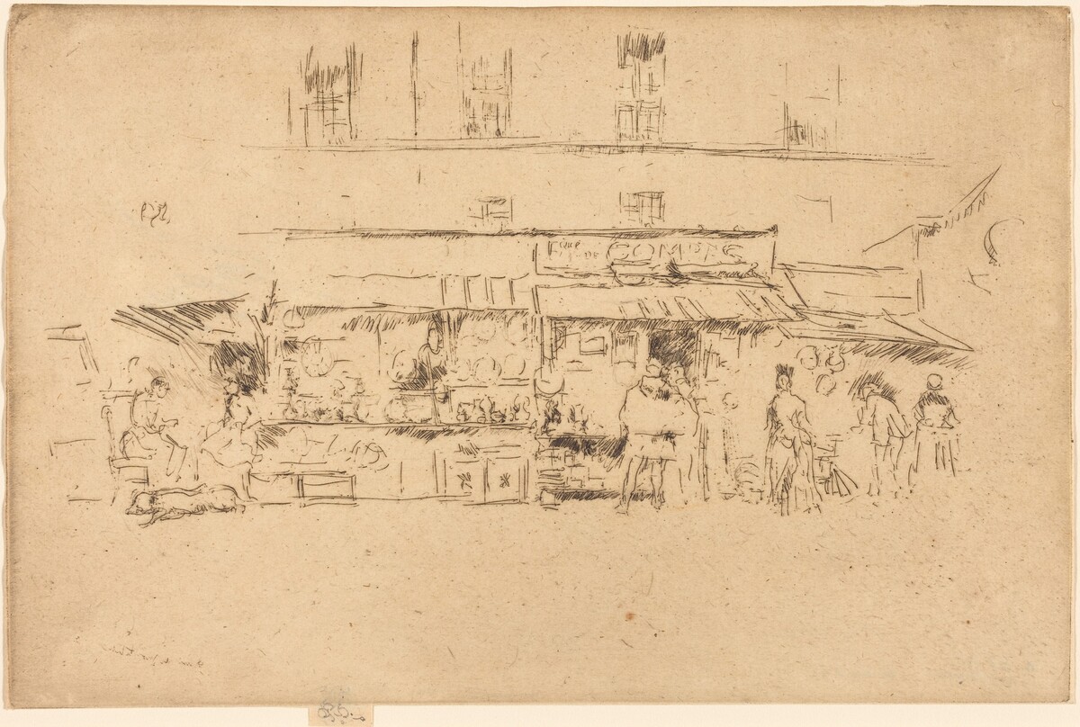 Quai de Montebello by James McNeill Whistler