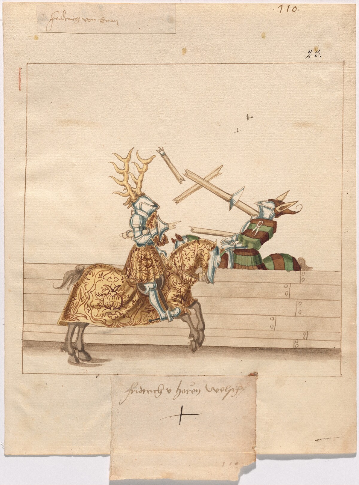 Italian Joust of Peace by German 16th Century