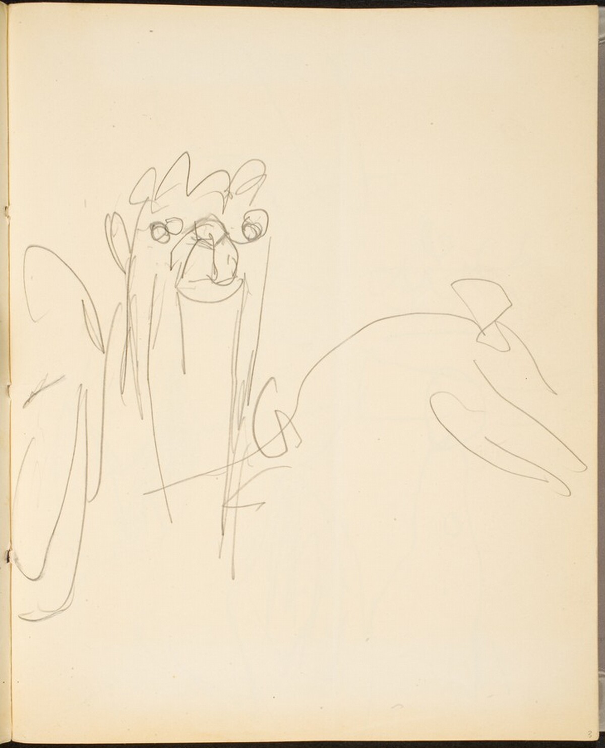 Kamel (Camel) [p. 3] by Max Beckmann