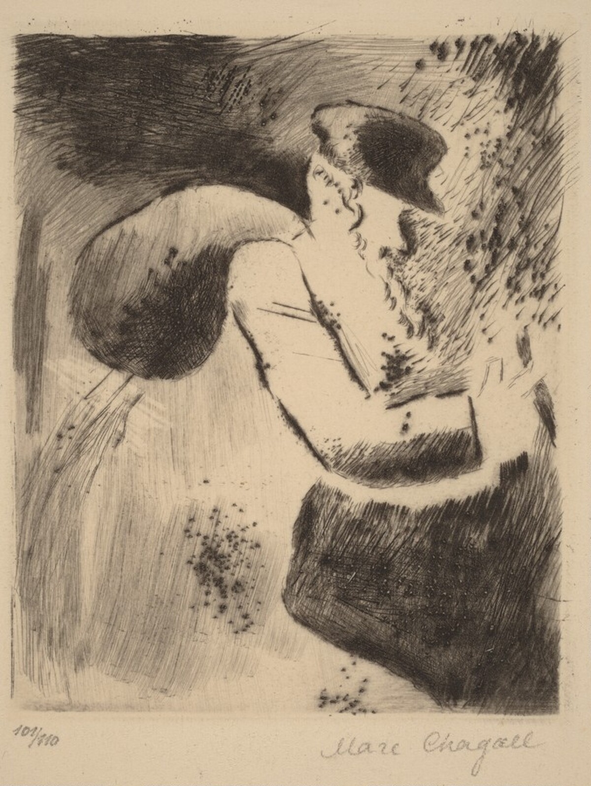 An Old Jew by Marc Chagall
