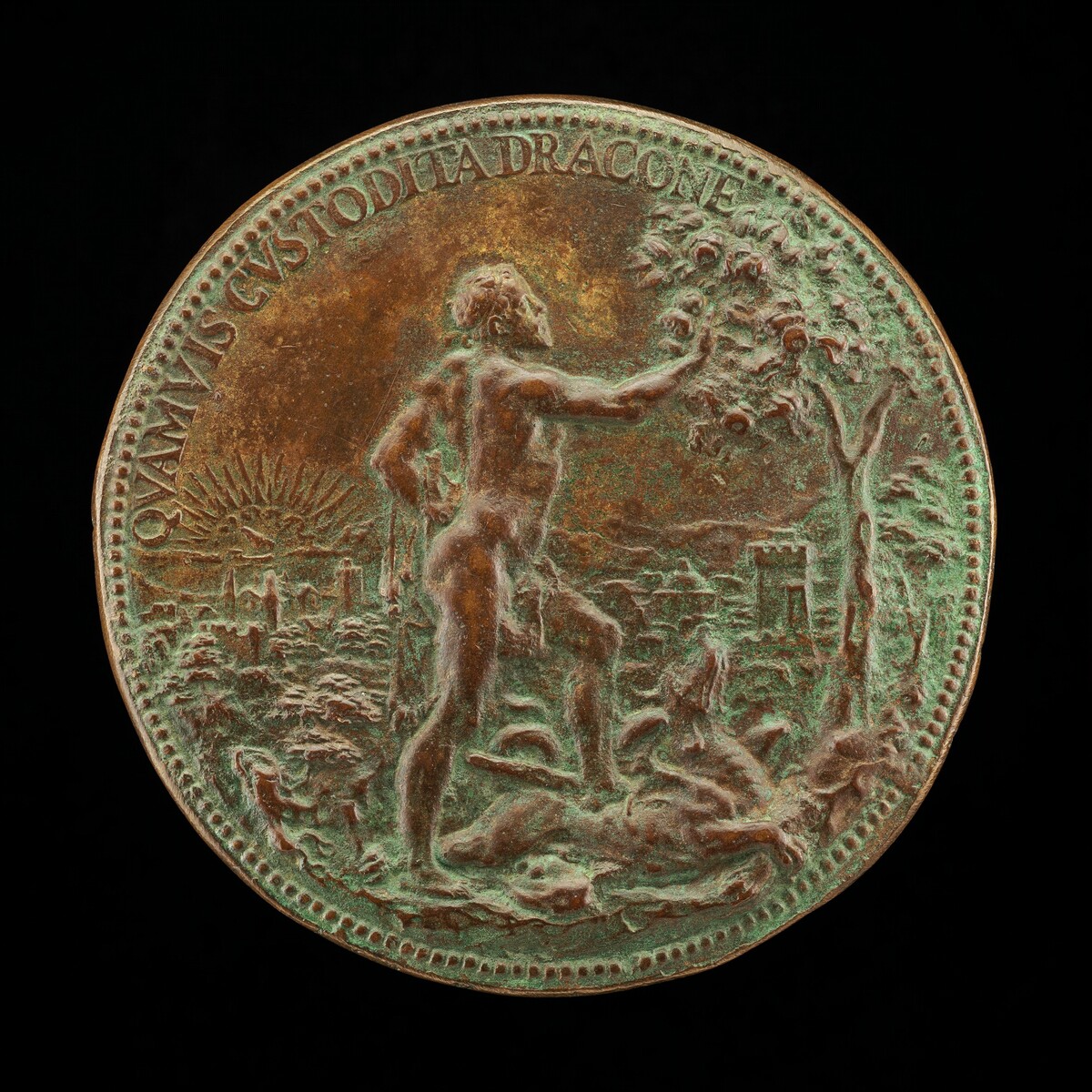 Fernando as Hercules Plucking the Apples of the Hesperides [reverse] by Annibale Fontana