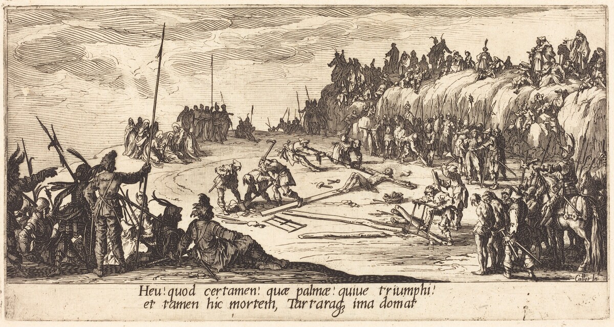 The Nailing to the Cross by Jacques Callot