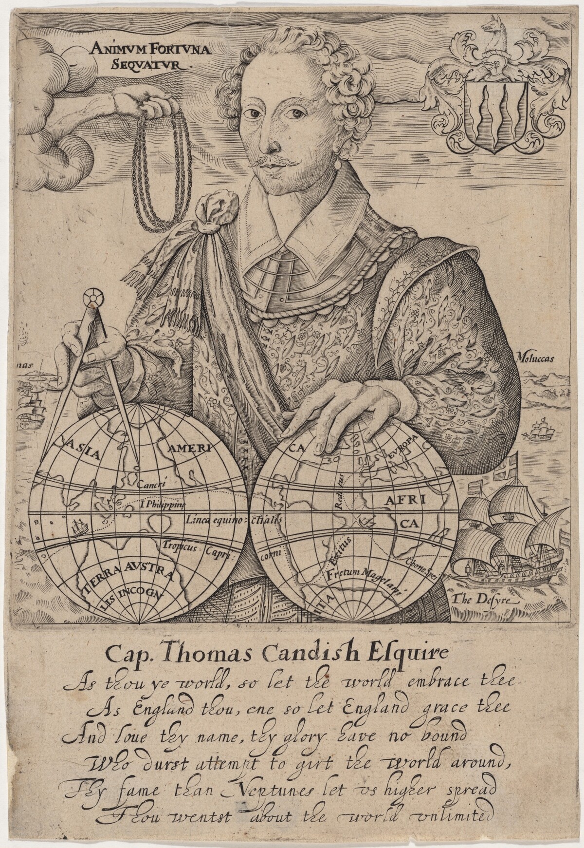 Thomas Cavendish by Robert Boissard
