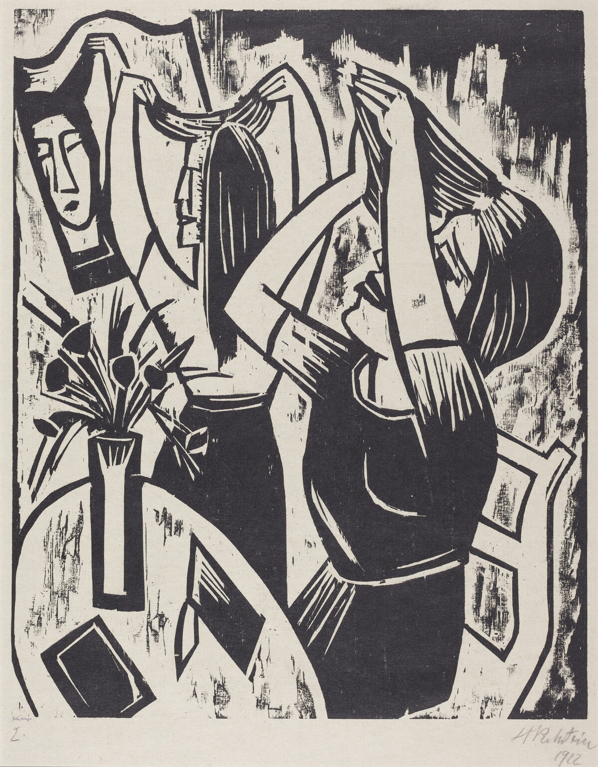 The Mirror by Max Pechstein