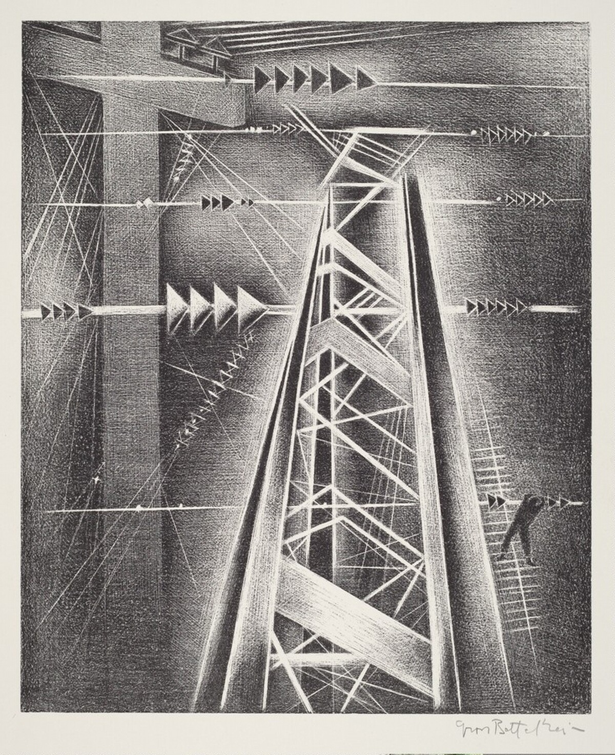 Transmission Line by Jolán Gross-Bettelheim