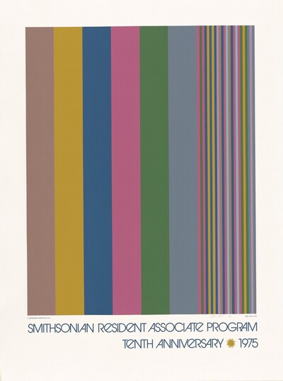Untitled (Poster for Smithsonian Resident Associate Program, Tenth Anniversary)