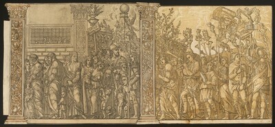 The Triumph of Julius Caesar [no.7 and 8 plus 2 columns]