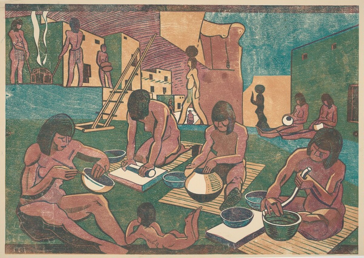 Anasazi / Pottery by Harold  Emerson Keeler