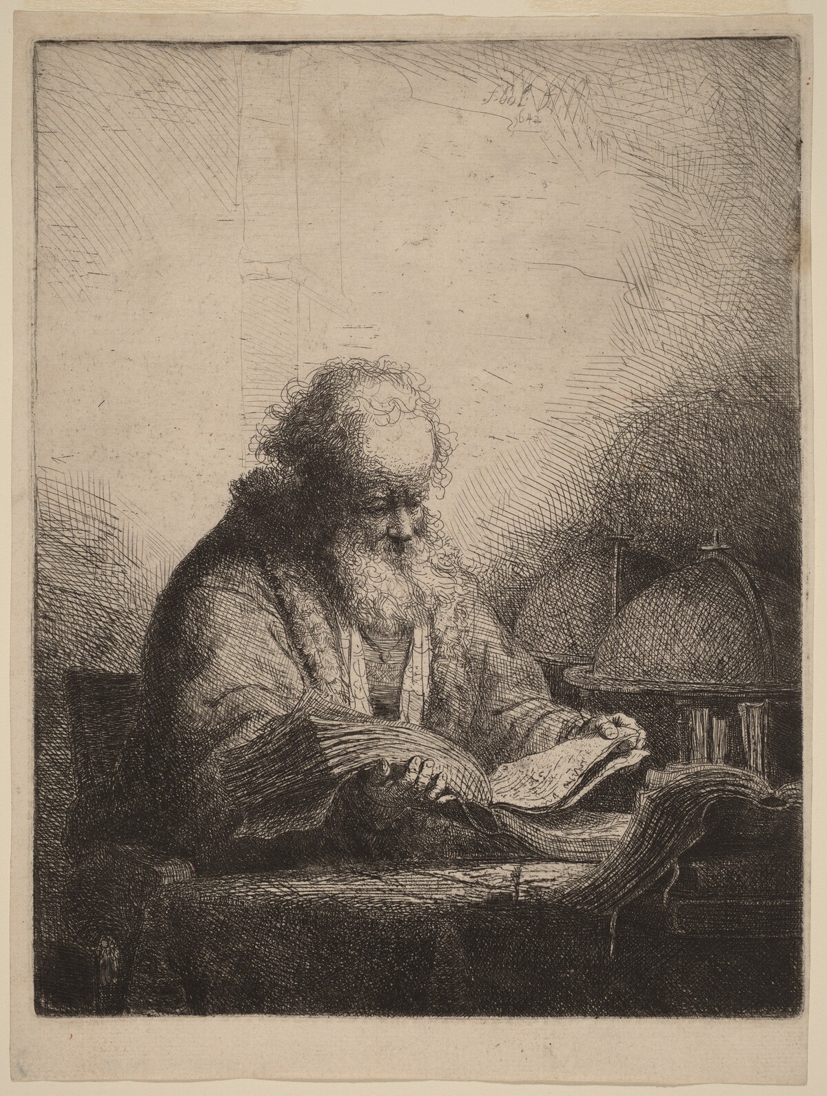 An Old Man Reading by Ferdinand Bol