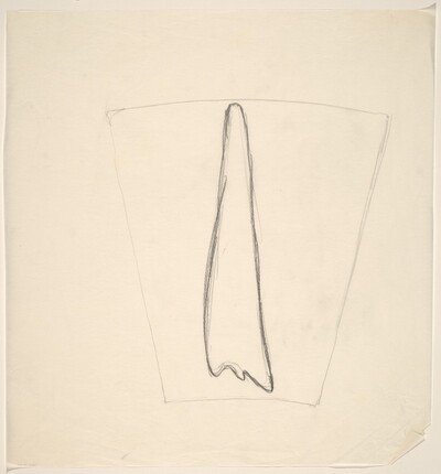 Sketch for "Building - Blocks for a Doorway" (I)