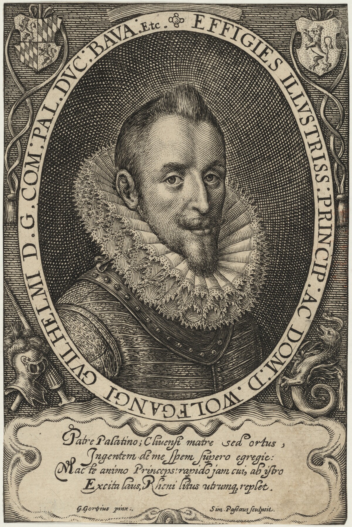 Wolfgang William, Count Palatine by Simon de Passe