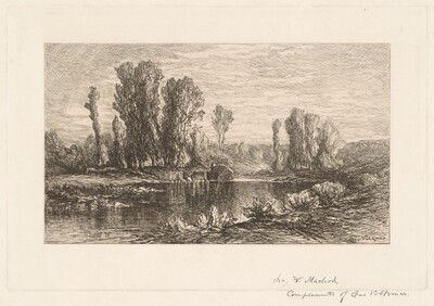 Landscape with Hay Wagon