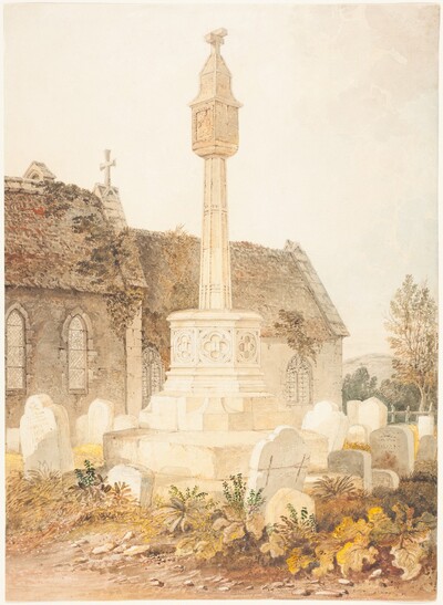 Monument in a Church Cemetery
