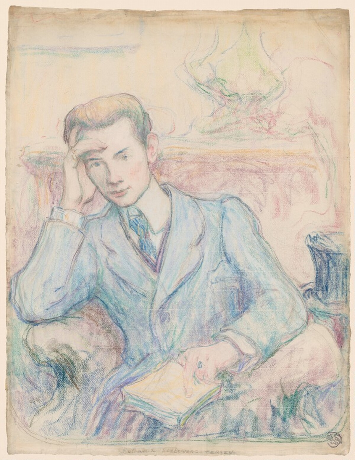 Meditation by Claude Emile Schuffenecker