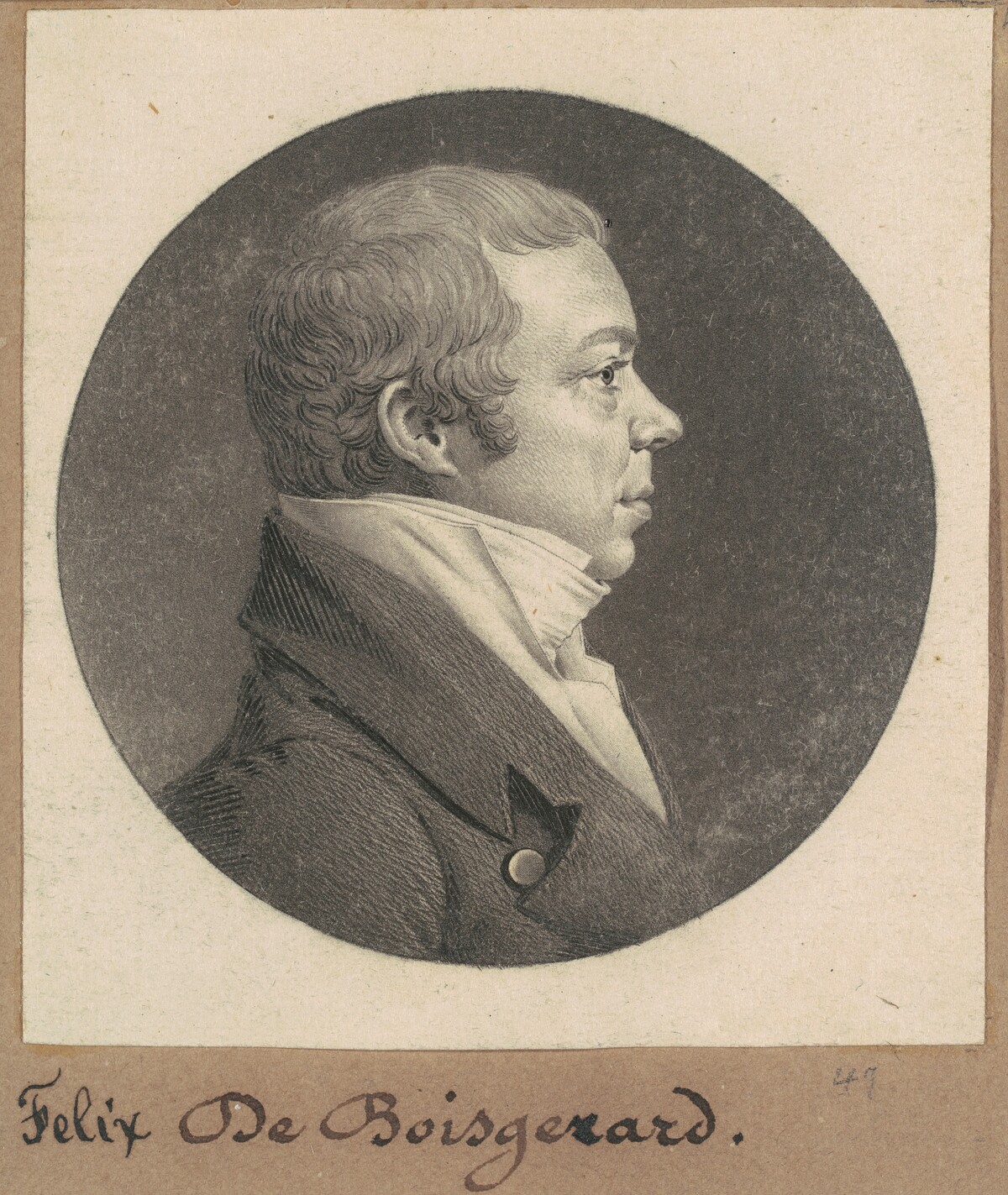 Felix Constant de Boisgerard by Charles B. J. Févret de Saint-Mémin