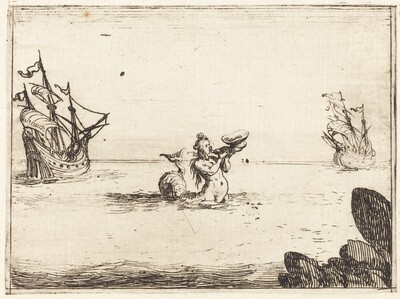 Siren between Two Ships