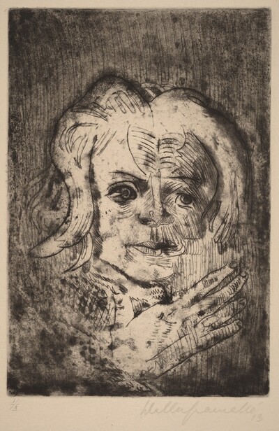 Girl with Hand