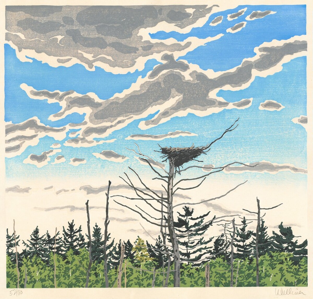 Osprey's Nest by Neil Welliver
