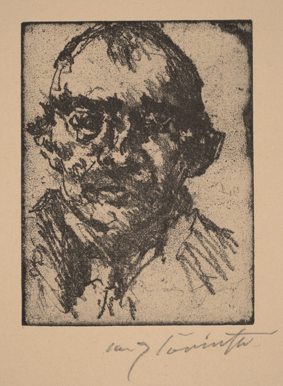 Selbstbildnis (Self-Portrait) by Lovis Corinth