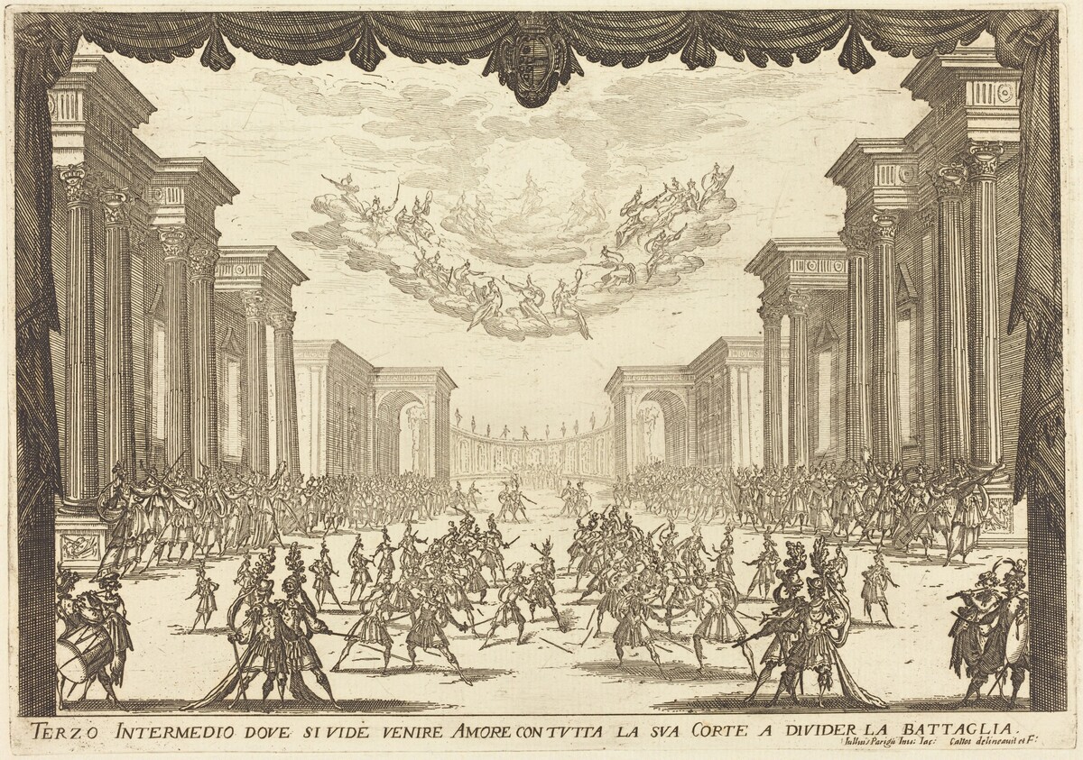 Third Intermezzo by Jacques Callot