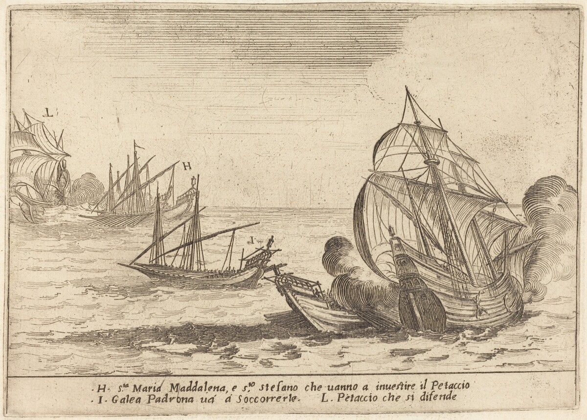Boarding of the Petaccio by Jacques Callot