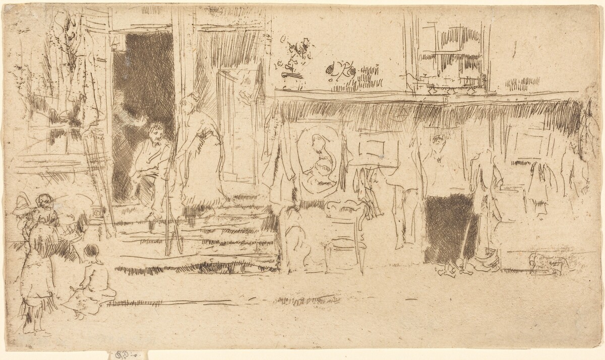 Old-Clothes Shop, No.II by James McNeill Whistler