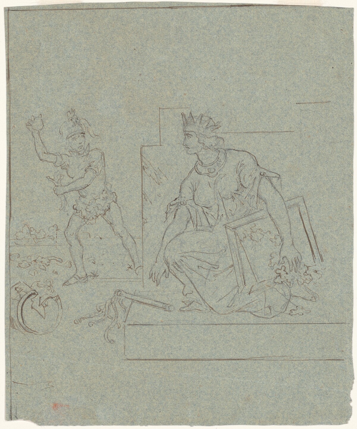 Political Cartoon of the American Civil War by Emanuel Gottlieb Leutze