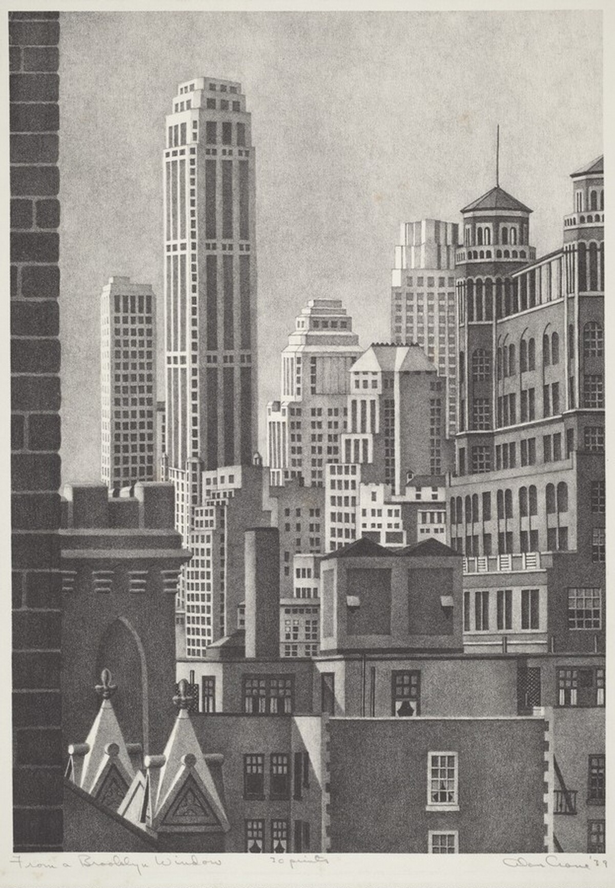 From a Brooklyn Window by Alan Horton Crane