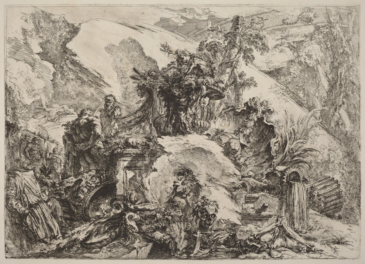 The Skeletons by Giovanni Battista Piranesi