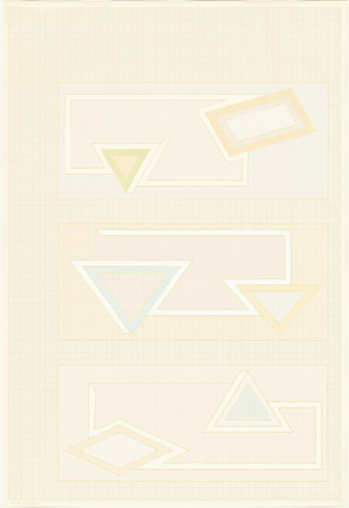 Pastel Stack by Frank Stella