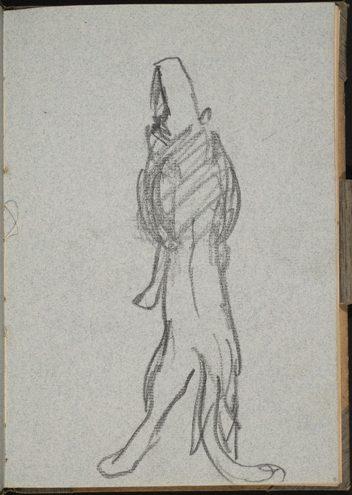 Sich aufrichtender Löwe (Lion Top View) [p. 9] by Max Beckmann